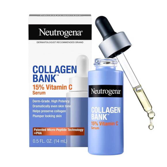 Neutrogena Collagen Bank 15% Vitamin C Face Serum - Picture 3 of 5